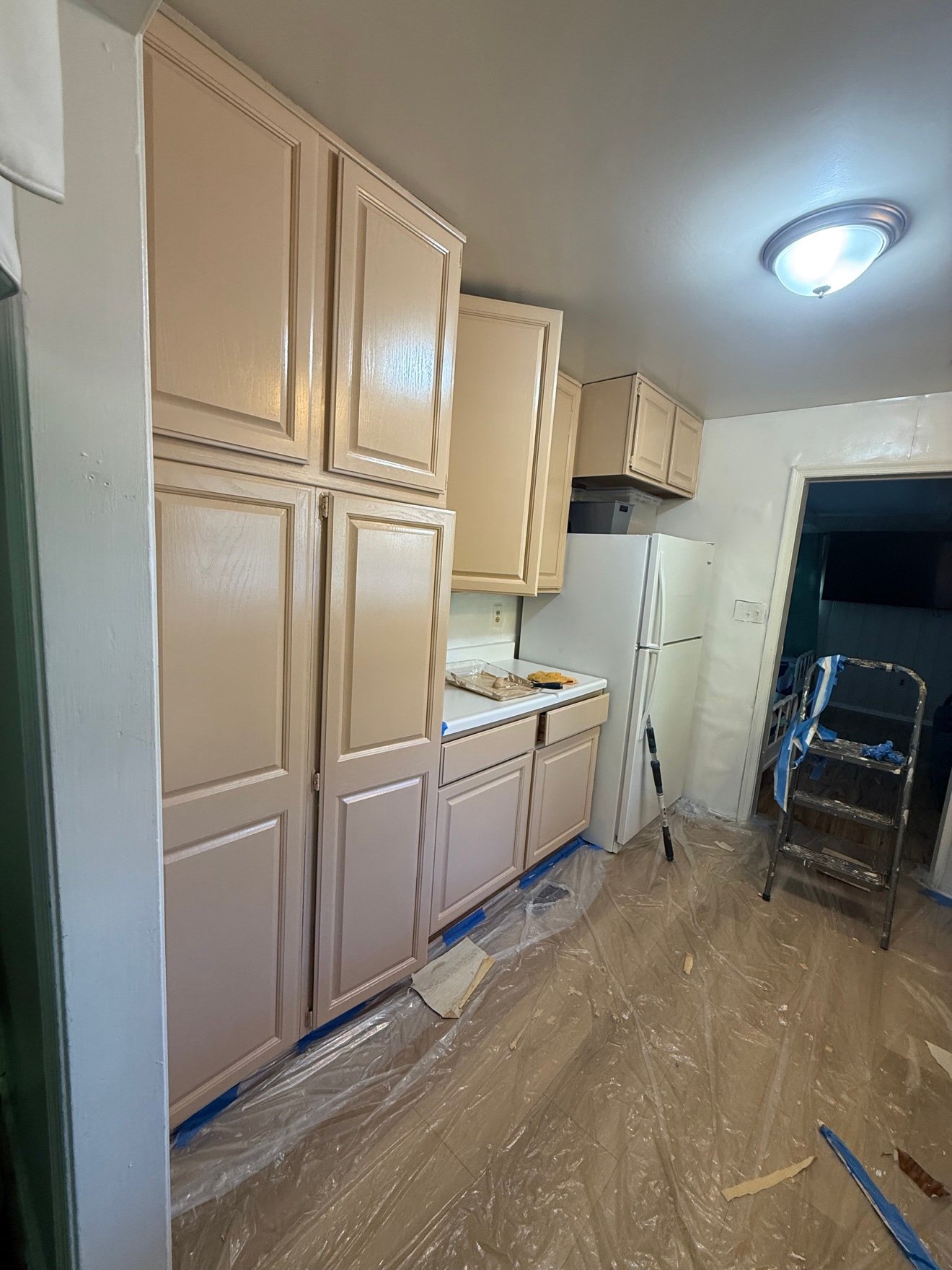 Kitchen cabinets refinished like new