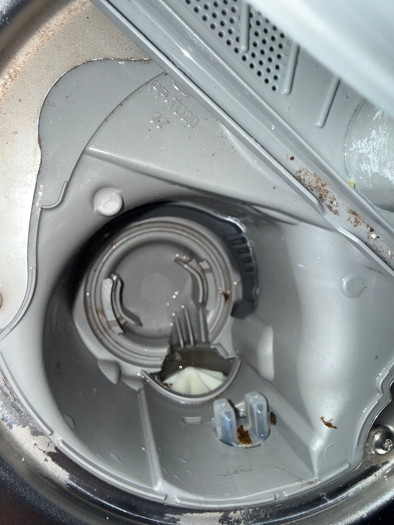 Dishwasher pump inspection