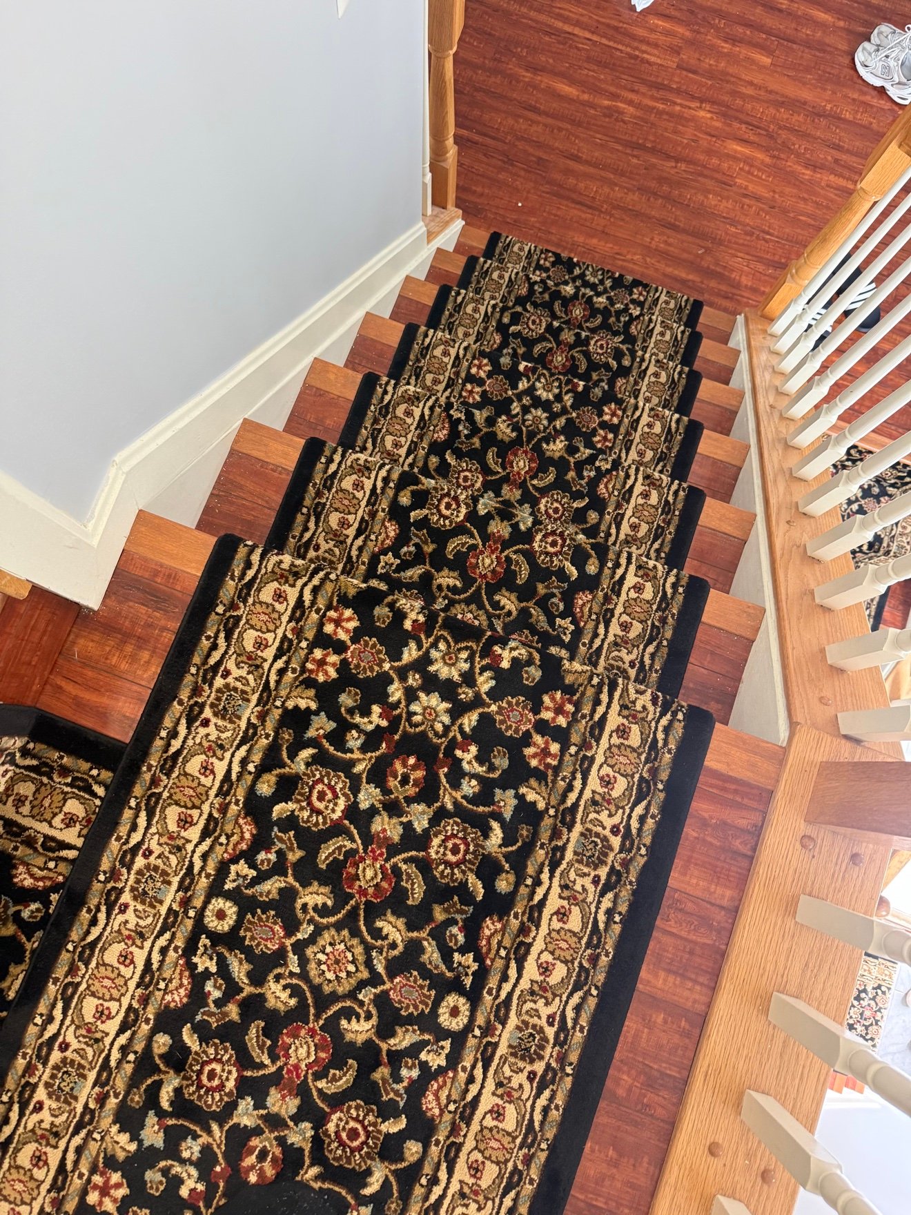 New stair runner installed