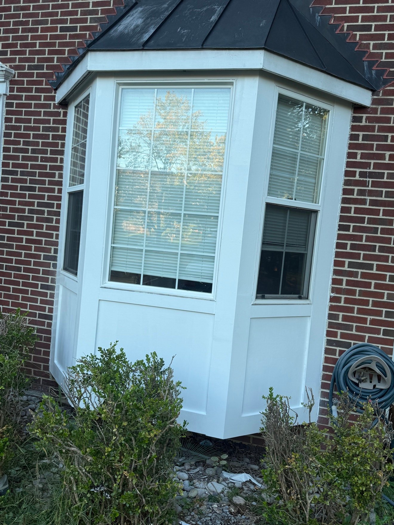 Exterior wood trim restored