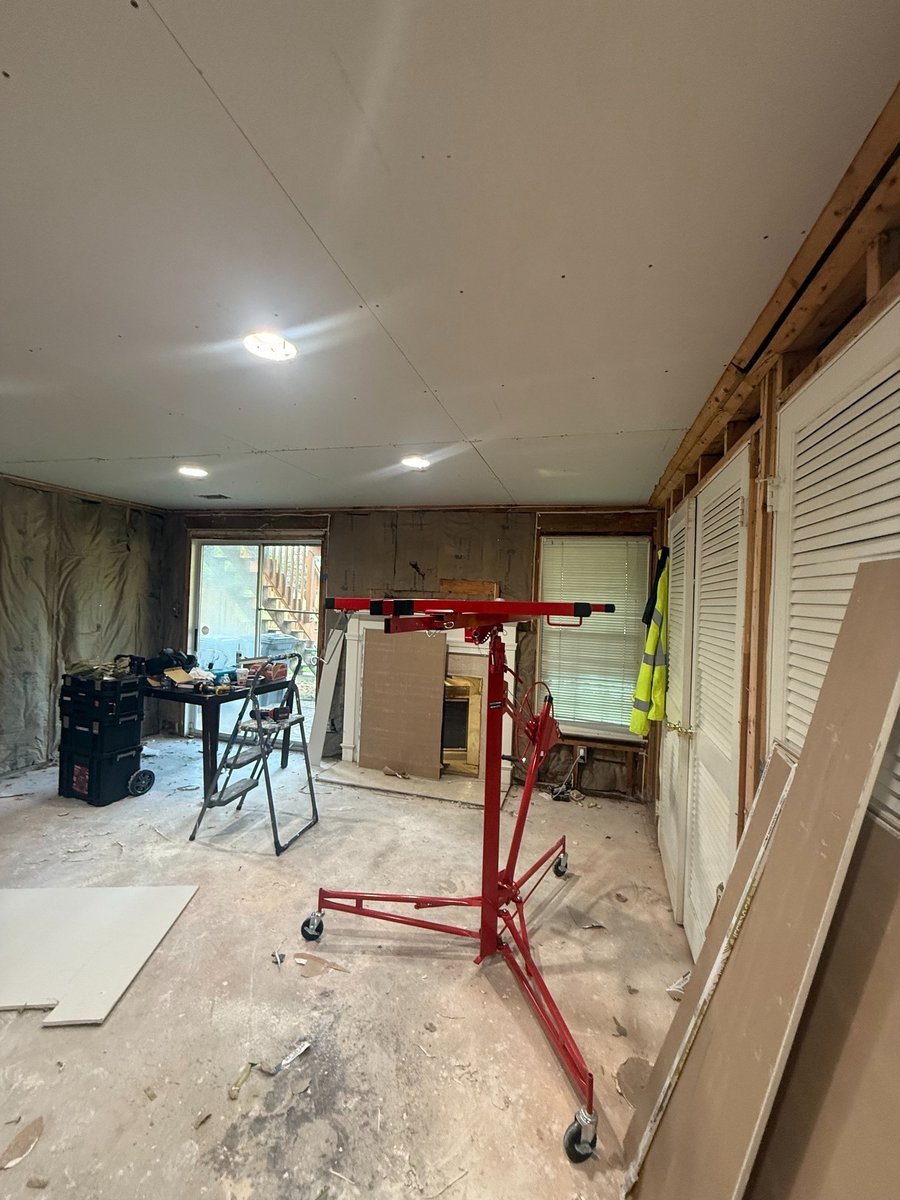 Completed handyman project in Northern Virginia